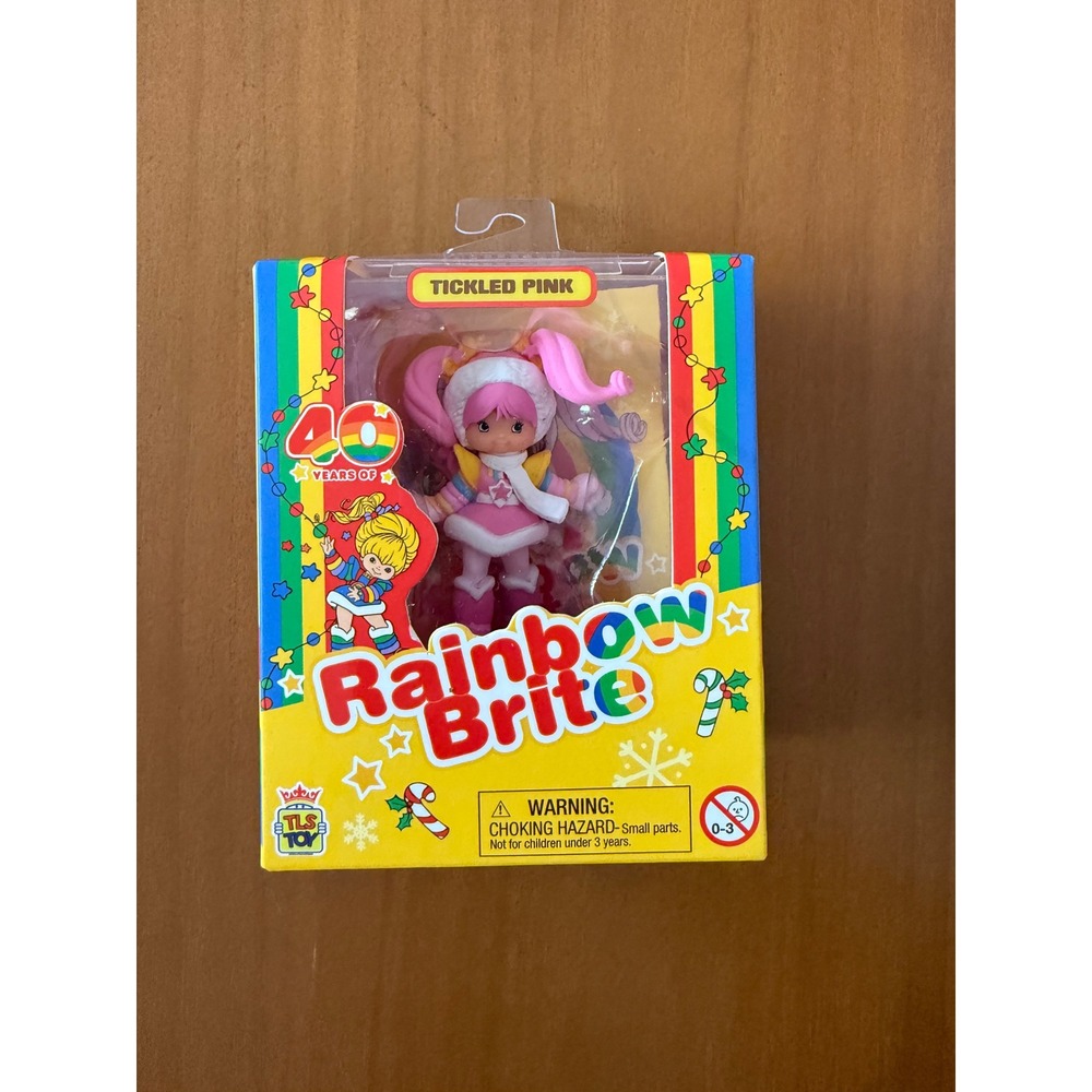 Tickled Pink Rainbow‎ Brite 40th Anniversary CheeBee Mini Figure NIB